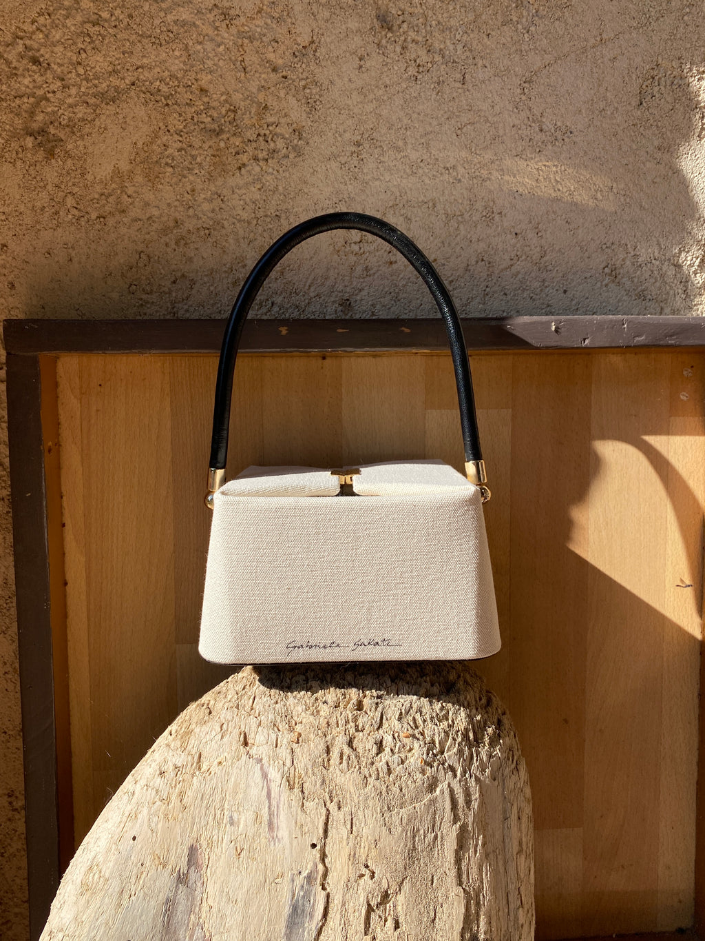 Bolsa Shiu cru - Gabriela Sakate